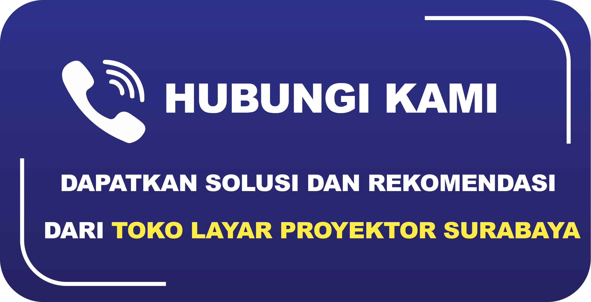 Tombol Kontak Team Microvision yang Hadir sebagai Toko yang Jual Layar Proyektor Surabaya dengan Kualitas Terbaik