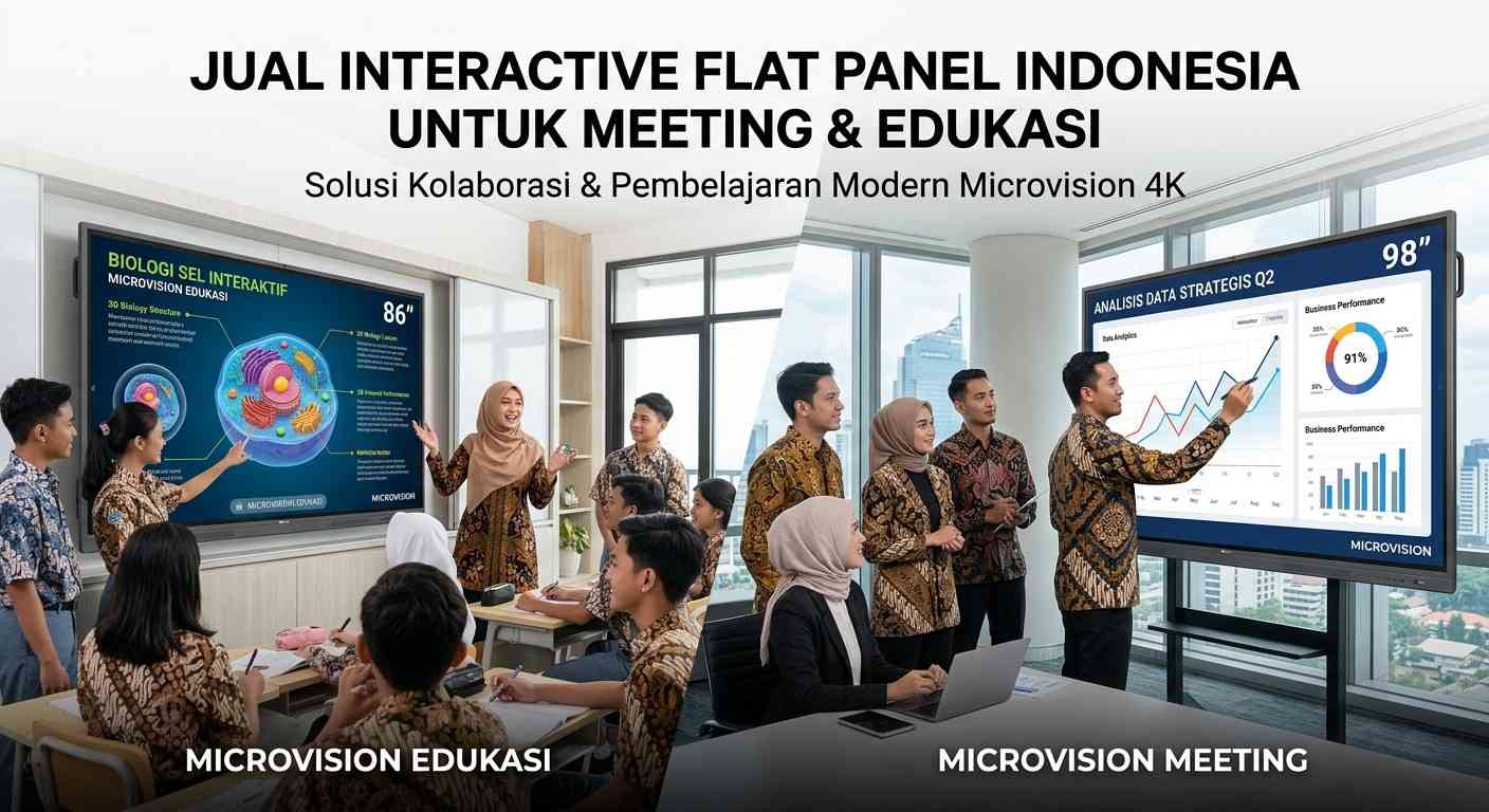 Interactive flat panel terbaik di indonesia